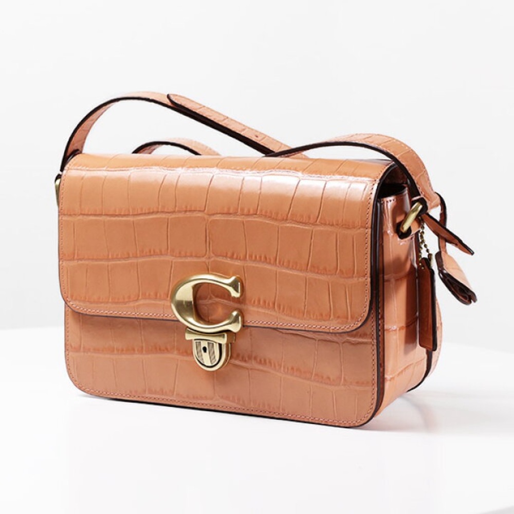 Coach Studio Brown Shoulder Bag